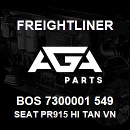 BOS 7300001 549 Freightliner SEAT PR915 HI TAN VN R&L ARM | AGA Parts