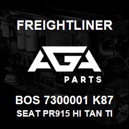 BOS 7300001 K87 Freightliner SEAT PR915 HI TAN TITAN R&L ARM | AGA Parts