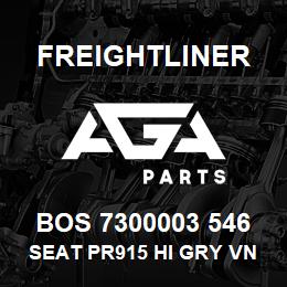 BOS 7300003 546 Freightliner SEAT PR915 HI GRY VN R&L ARM DSC | AGA Parts