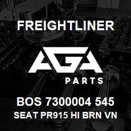 BOS 7300004 545 Freightliner SEAT PR915 HI BRN VN BELLOWS | AGA Parts