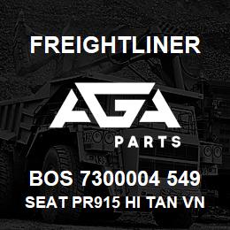 BOS 7300004 549 Freightliner SEAT PR915 HI TAN VN BELLOWS | AGA Parts