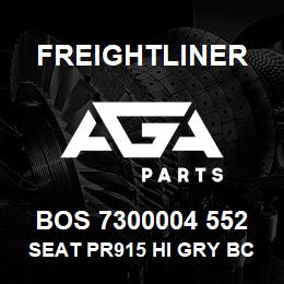 BOS 7300004 552 Freightliner SEAT PR915 HI GRY BC BELLOWS | AGA Parts