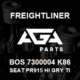 BOS 7300004 K86 Freightliner SEAT PR915 HI GRY TITAN BELLOWS | AGA Parts