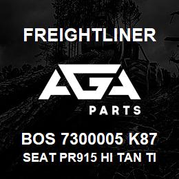 BOS 7300005 K87 Freightliner SEAT PR915 HI TAN TITAN R&L ARM BELLOWS | AGA Parts