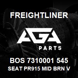 BOS 7310001 545 Freightliner SEAT PR915 MID BRN VN R&L ARM | AGA Parts