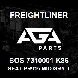 BOS 7310001 K86 Freightliner SEAT PR915 MID GRY TITAN R&L ARM | AGA Parts