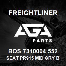 BOS 7310004 552 Freightliner SEAT PR915 MID GRY BC BELLOWS | AGA Parts