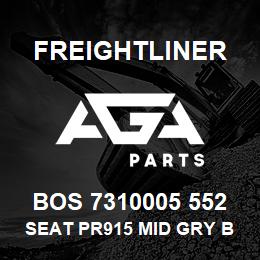 BOS 7310005 552 Freightliner SEAT PR915 MID GRY BC R&L ARM BELLOWS | AGA Parts