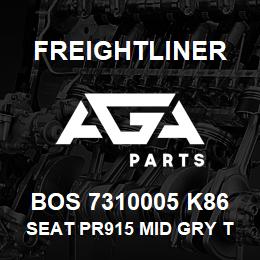 BOS 7310005 K86 Freightliner SEAT PR915 MID GRY TITAN R&L ARM BELLOWS | AGA Parts