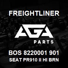 BOS 8220001 901 Freightliner SEAT PR910 II HI BRN UL R&L ARM | AGA Parts