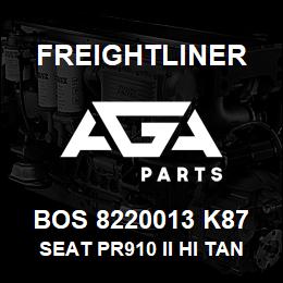 BOS 8220013 K87 Freightliner SEAT PR910 II HI TAN TITAN R&L ARM DSWVL | AGA Parts