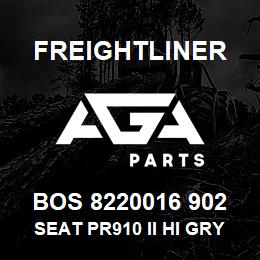 BOS 8220016 902 Freightliner SEAT PR910 II HI GRY UL BELLOWS DSWVL | AGA Parts