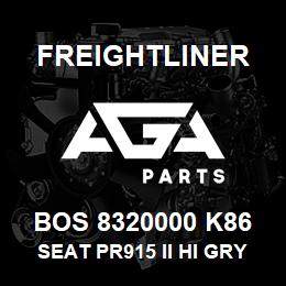 BOS 8320000 K86 Freightliner SEAT PR915 II HI GRY TITAN | AGA Parts