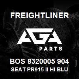 BOS 8320005 904 Freightliner SEAT PR915 II HI BLU UL R&L ARM BELLOWS | AGA Parts