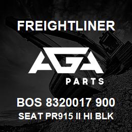 BOS 8320017 900 Freightliner SEAT PR915 II HI BLK UL R&L ARM BEL DSWV | AGA Parts