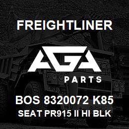 BOS 8320072 K85 Freightliner SEAT PR915 II HI BLK TITAN ADJ DAMPER | AGA Parts