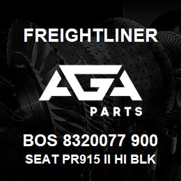 BOS 8320077 900 Freightliner SEAT PR915 II HI BLK UL R&L ARM BEL ADJ | AGA Parts