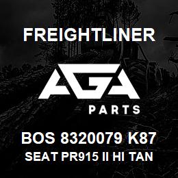 BOS 8320079 K87 Freightliner SEAT PR915 II HI TAN TITAN R&L ARM DSWV | AGA Parts