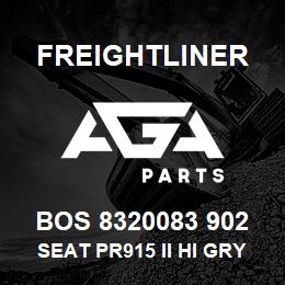 BOS 8320083 902 Freightliner SEAT PR915 II HI GRY UL R&L ARM BEL DSWV | AGA Parts