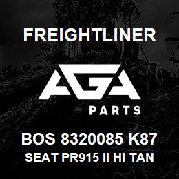 BOS 8320085 K87 Freightliner SEAT PR915 II HI TAN TITAN R&L ARM PSWV | AGA Parts