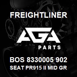 BOS 8330005 902 Freightliner SEAT PR915 II MID GRY UL R&L ARM BELLOWS | AGA Parts