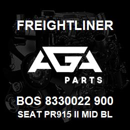 BOS 8330022 900 Freightliner SEAT PR915 II MID BLK UL BELLOWS PSWVL | AGA Parts