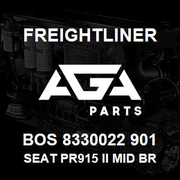 BOS 8330022 901 Freightliner SEAT PR915 II MID BRN UL BELLOWS PSWVL | AGA Parts