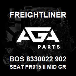 BOS 8330022 902 Freightliner SEAT PR915 II MID GRY UL BELLOWS PSWVL | AGA Parts