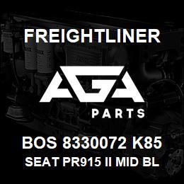 BOS 8330072 K85 Freightliner SEAT PR915 II MID BLK TITAN ADJ DAMPER | AGA Parts