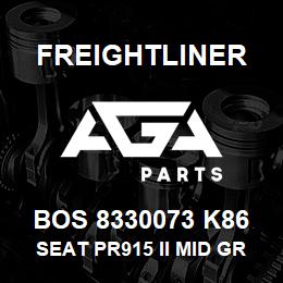 BOS 8330073 K86 Freightliner SEAT PR915 II MID GRY TITAN R&L ARM ADJ | AGA Parts