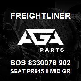 BOS 8330076 902 Freightliner SEAT PR915 II MID GRY UL BELLOW ADJ DMPR | AGA Parts