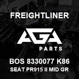 BOS 8330077 K86 Freightliner SEAT PR915 II MID GRY TITAN R&L ARM BEL | AGA Parts