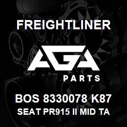 BOS 8330078 K87 Freightliner SEAT PR915 II MID TAN TITAN DSWV ADJ DMP | AGA Parts