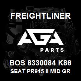 BOS 8330084 K86 Freightliner SEAT PR915 II MID GRY TITAN PSWV ADJ DMP | AGA Parts