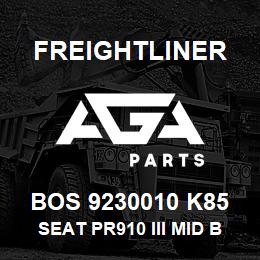 BOS 9230010 K85 Freightliner SEAT PR910 III MID BLK TITAN DSC | AGA Parts