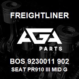 BOS 9230011 902 Freightliner SEAT PR910 III MID GRY UL R&L ARMS DSC | AGA Parts