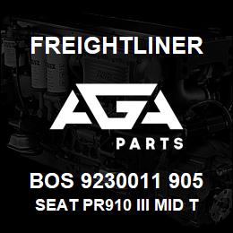 BOS 9230011 905 Freightliner SEAT PR910 III MID TAN UL R&L ARMS DSC | AGA Parts