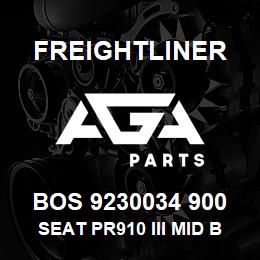 BOS 9230034 900 Freightliner SEAT PR910 III MID BLK UL DSC PSWVL | AGA Parts