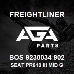 BOS 9230034 902 Freightliner SEAT PR910 III MID GRY UL DSC PSWVL | AGA Parts