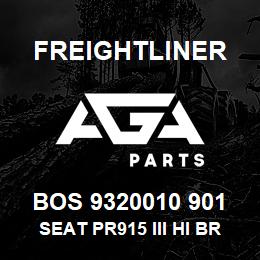 BOS 9320010 901 Freightliner SEAT PR915 III HI BRN UL BEL DUAL DMPRS | AGA Parts