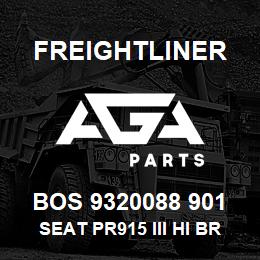 BOS 9320088 901 Freightliner SEAT PR915 III HI BRN UL BEL PSWVADJ DMP | AGA Parts