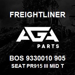 BOS 9330010 905 Freightliner SEAT PR915 III MID TAN UL BEL DUAL DMPRS | AGA Parts