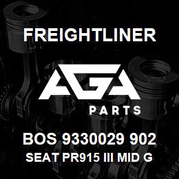 BOS 9330029 902 Freightliner SEAT PR915 III MID GRY UL R&L ARM BEL DU | AGA Parts