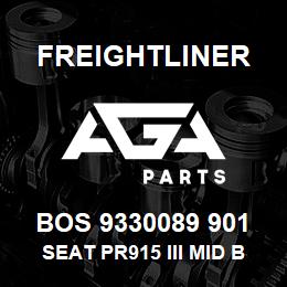 BOS 9330089 901 Freightliner SEAT PR915 III MID BRN UL R&L ARM BEL PS | AGA Parts