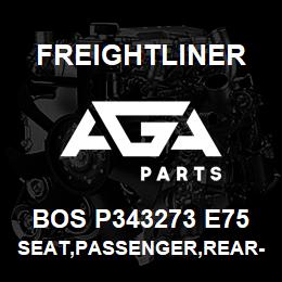 BOS P343273 E75 Freightliner SEAT,PASSENGER,REAR-910,HB,BLK MRDR,D-AR | AGA Parts