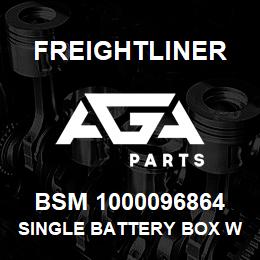 BSM 1000096864 Freightliner SINGLE BATTERY BOX W/HARDWARE | AGA Parts