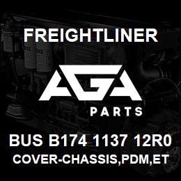 BUS B174 1137 12R0 Freightliner COVER-CHASSIS,PDM,ETCHED | AGA Parts