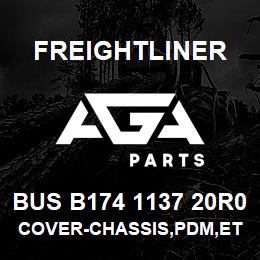 BUS B174 1137 20R0 Freightliner COVER-CHASSIS,PDM,ETCHED | AGA Parts