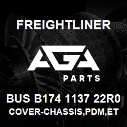 BUS B174 1137 22R0 Freightliner COVER-CHASSIS,PDM,ETCHED | AGA Parts