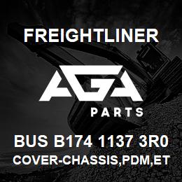 BUS B174 1137 3R0 Freightliner COVER-CHASSIS,PDM,ETCHED | AGA Parts